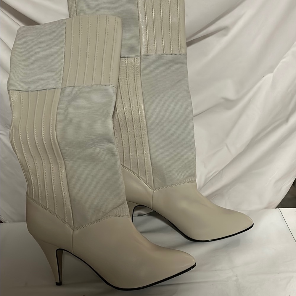 Libelle  winter white leather boots 9M